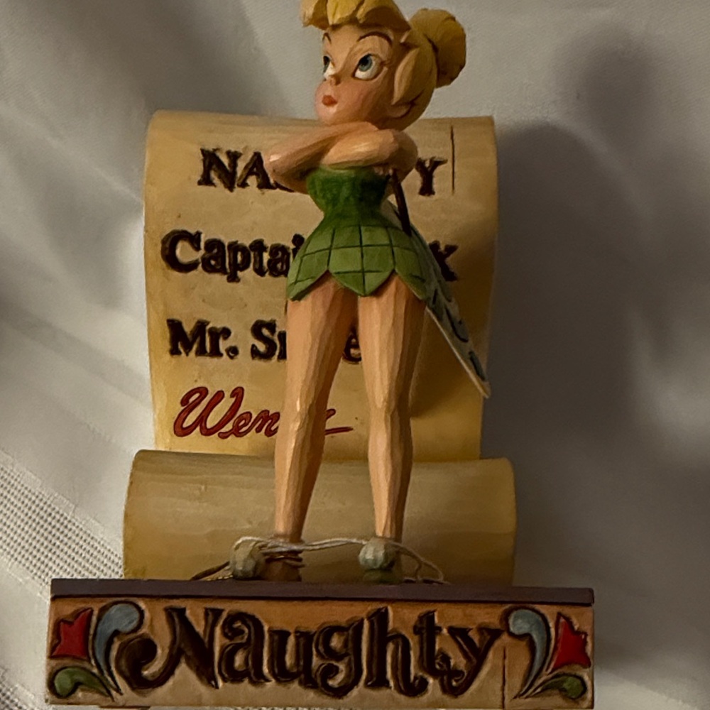 Enesco Tinker Bell Figurine with Green and Blue Accents Jim shore - Picture 7 of 10